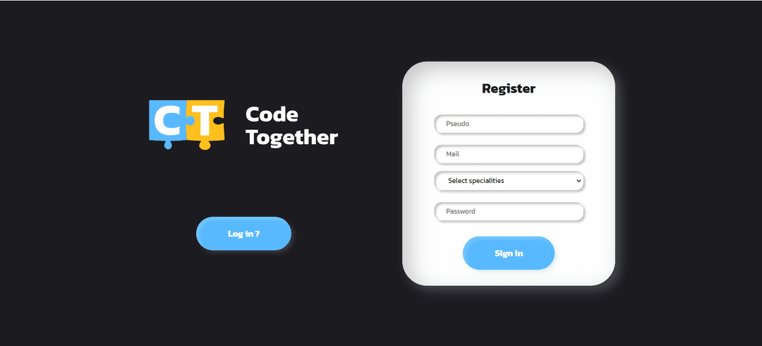 Une image représentant le projet Code Together