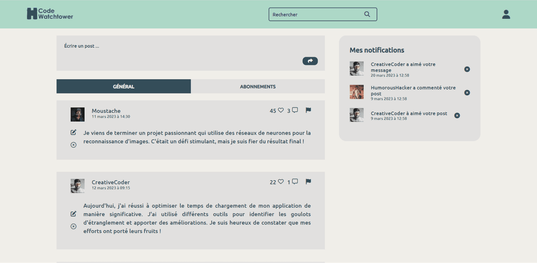 Une image représentant le projet CodeWatchtower