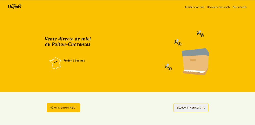 Une image représentant le projet MielsDupuis